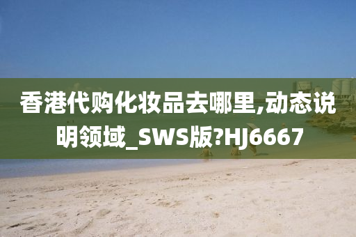 香港代购化妆品去哪里,动态说明领域_SWS版?HJ6667