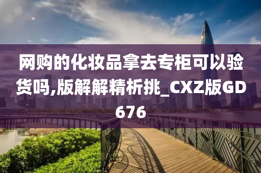 网购的化妆品拿去专柜可以验货吗,版解解精析挑_CXZ版GD676