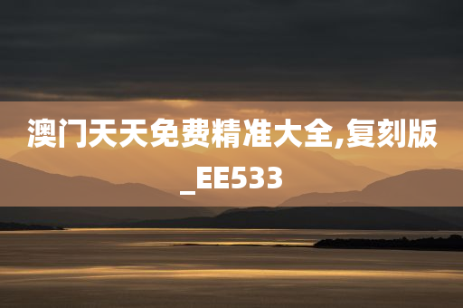 澳门天天免费精准大全,复刻版_EE533