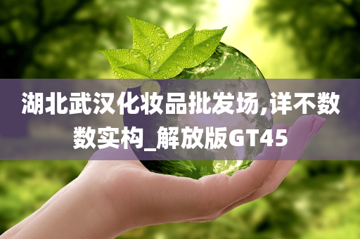 湖北武汉化妆品批发场,详不数数实构_解放版GT45