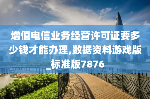 增值电信业务经营许可证要多少钱才能办理,数据资料游戏版_标准版7876