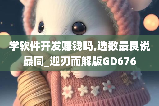 学软件开发赚钱吗,选数最良说最同_迎刃而解版GD676