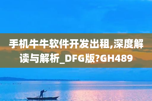 手机牛牛软件开发出租,深度解读与解析_DFG版?GH489