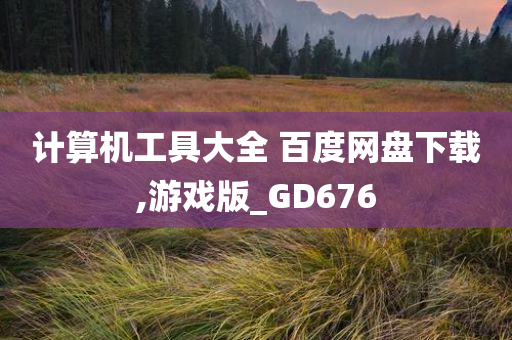 计算机工具大全 百度网盘下载,游戏版_GD676