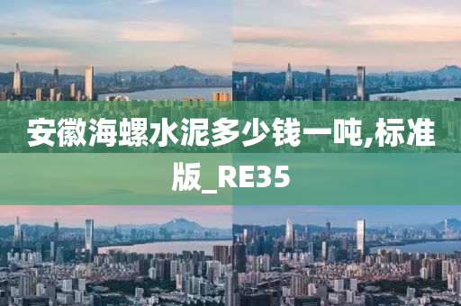 安徽海螺水泥多少钱一吨,标准版_RE35