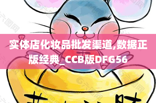 实体店化妆品批发渠道,数据正版经典_CCB版DFG56