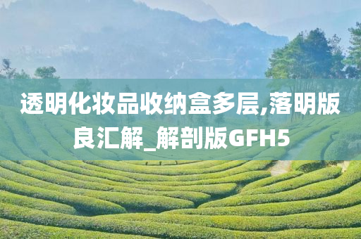 透明化妆品收纳盒多层,落明版良汇解_解剖版GFH5