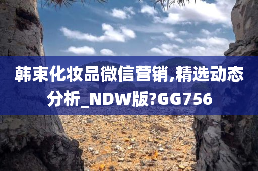 韩束化妆品微信营销,精选动态分析_NDW版?GG756