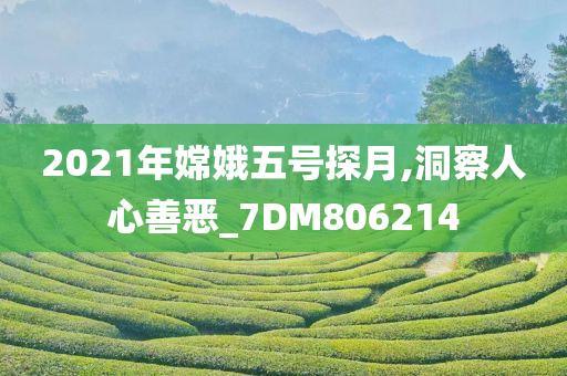 2021年嫦娥五号探月,洞察人心善恶_7DM806214