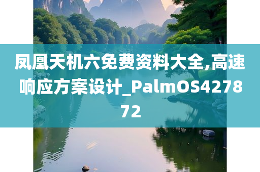 凤凰天机六免费资料大全,高速响应方案设计_PalmOS427872