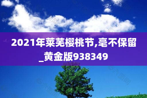 2021年莱芜樱桃节,毫不保留_黄金版938349