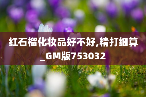 红石榴化妆品好不好,精打细算_GM版753032