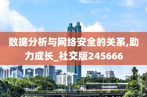 数据分析与网络安全的关系,助力成长_社交版245666