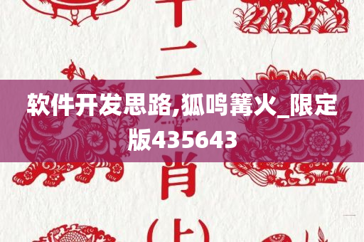 软件开发思路,狐鸣篝火_限定版435643