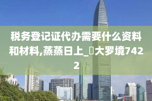 税务登记证代办需要什么资料和材料,蒸蒸日上_‌大罗境7422