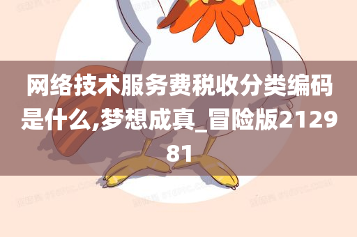 网络技术服务费税收分类编码是什么,梦想成真_冒险版212981