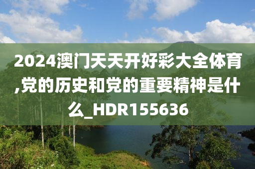 2024澳门天天开好彩大全体育,党的历史和党的重要精神是什么_HDR155636