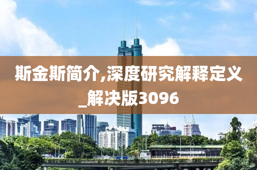 斯金斯简介,深度研究解释定义_解决版3096