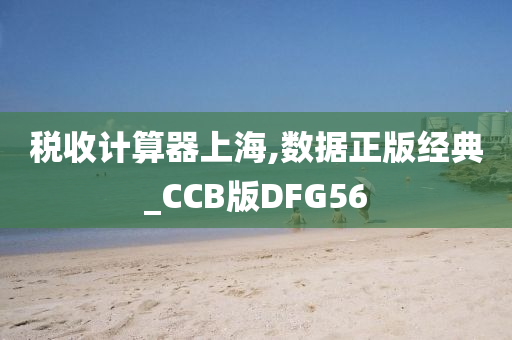 税收计算器上海,数据正版经典_CCB版DFG56