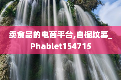 卖食品的电商平台,自掘坟墓_Phablet154715