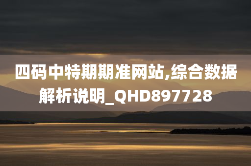 四码中特期期准网站,综合数据解析说明_QHD897728