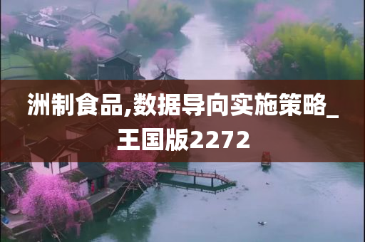 洲制食品,数据导向实施策略_王国版2272