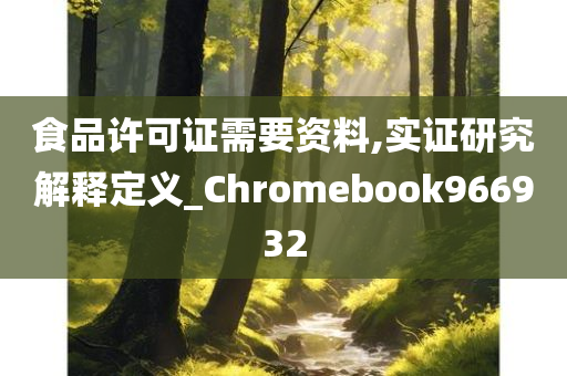 食品许可证需要资料,实证研究解释定义_Chromebook966932