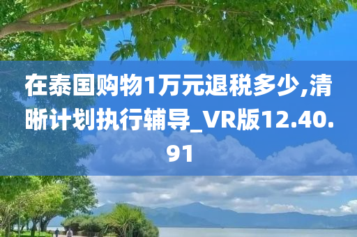 在泰国购物1万元退税多少,清晰计划执行辅导_VR版12.40.91