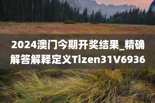 2024澳门今期开奖结果_精确解答解释定义Tizen31V6936