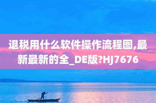 退税用什么软件操作流程图,最新最新的全_DE版?HJ7676